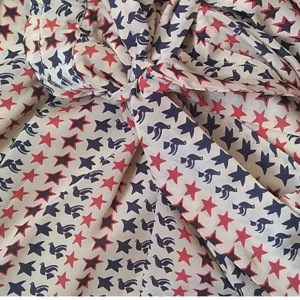 New Isabel Marant Etoile 100% silk Maya starprint skirt